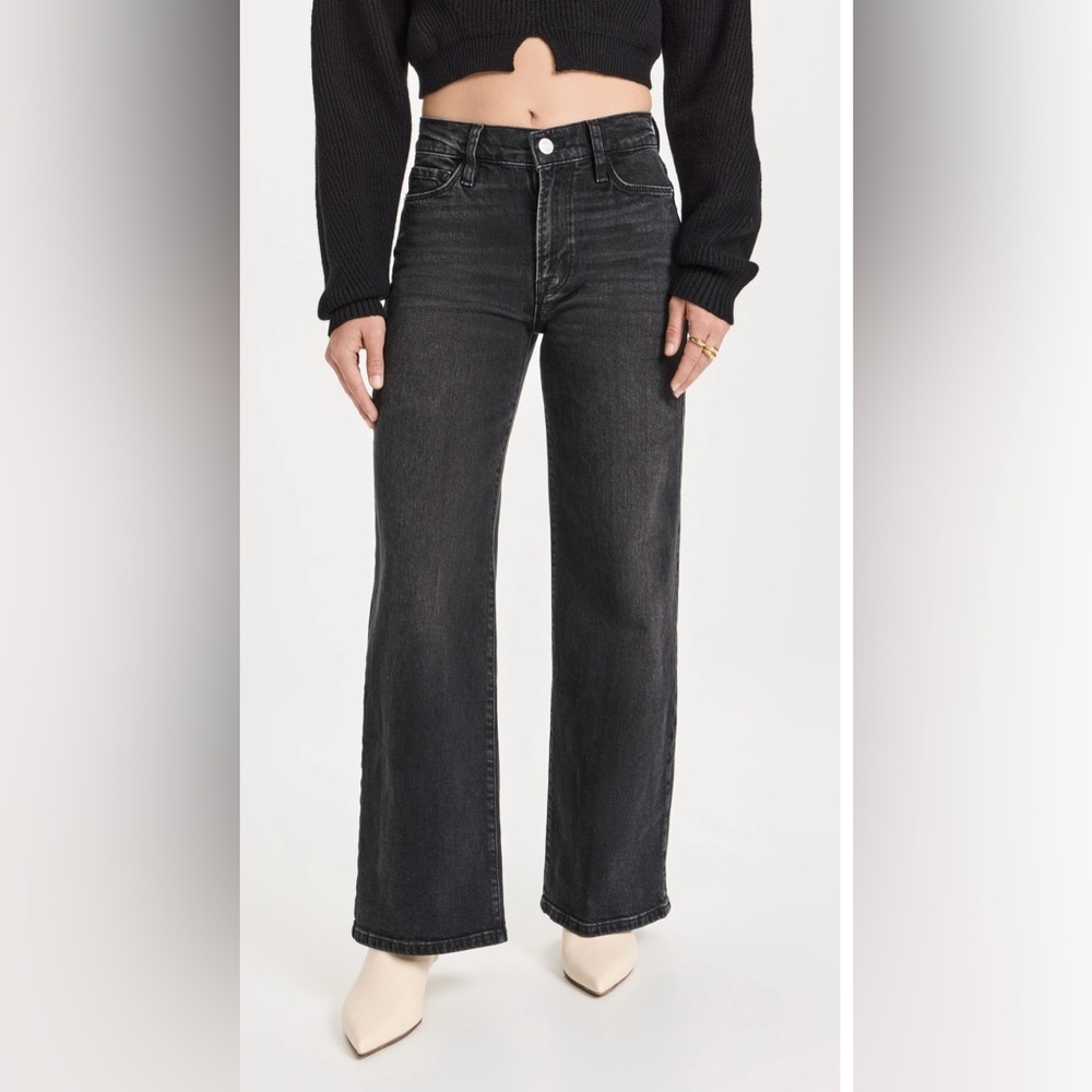 FRAME Women’s Petite Le Pixie Slim Palazzo Jeans Denim